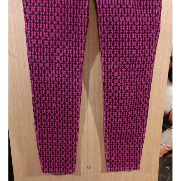 Vineyard Vines Size 4 Womens Corduroy PantsPink Anchor Novelty Print‎ Slim Leg - Picture 3 of 7